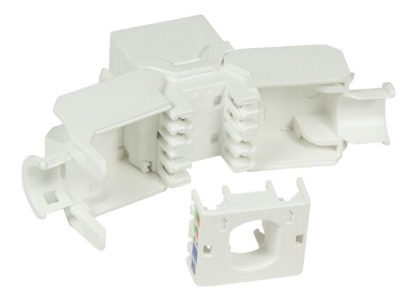 Produktbild MVT 200 103  -  Cat.6A RJ45 Keystone Anschlussmodul, ungeschirmt, UTP 2224 AWG